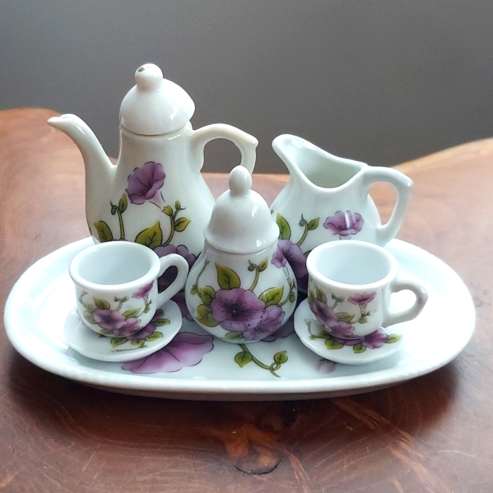 Royal Norfolk Miniature Tea Pot Set